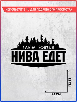 Глаза боятся нива едет