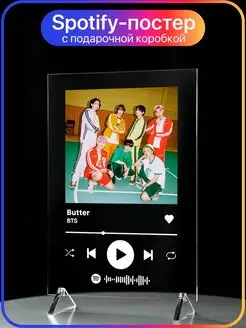 Spotify трек постер 14х20 пластинка BTS