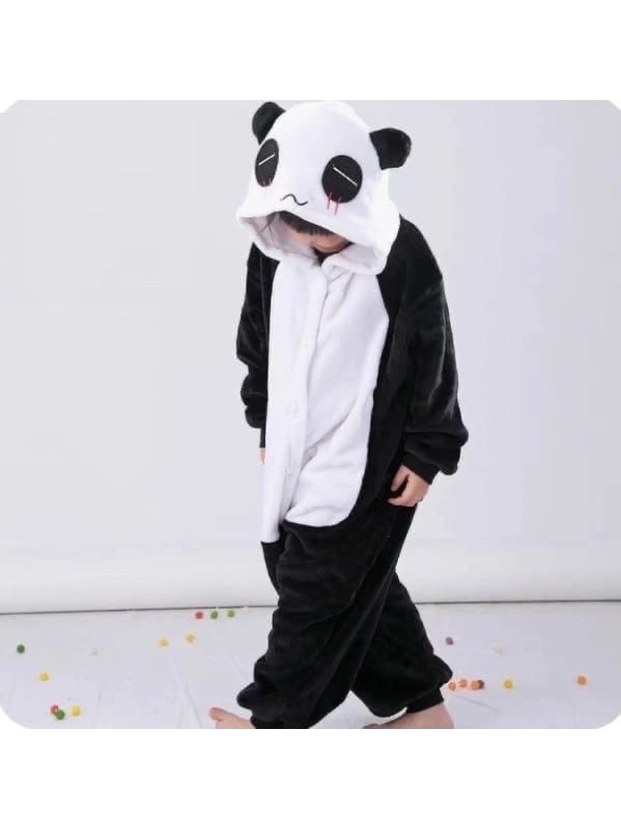 Пижама для девочек 10 лет кигуруми Панда Панда