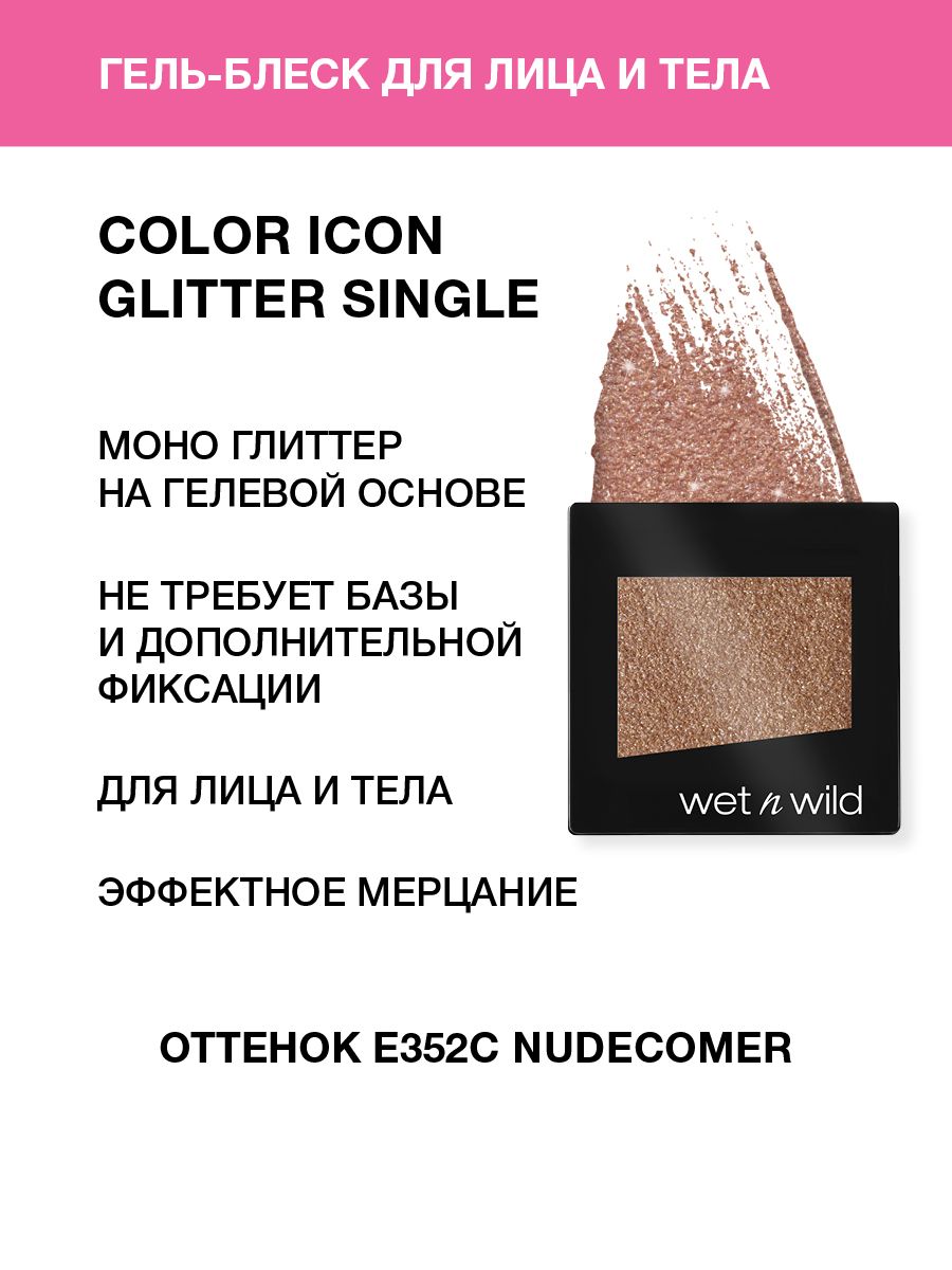 Wet n wild color icon гель блеск для лица и тела фото