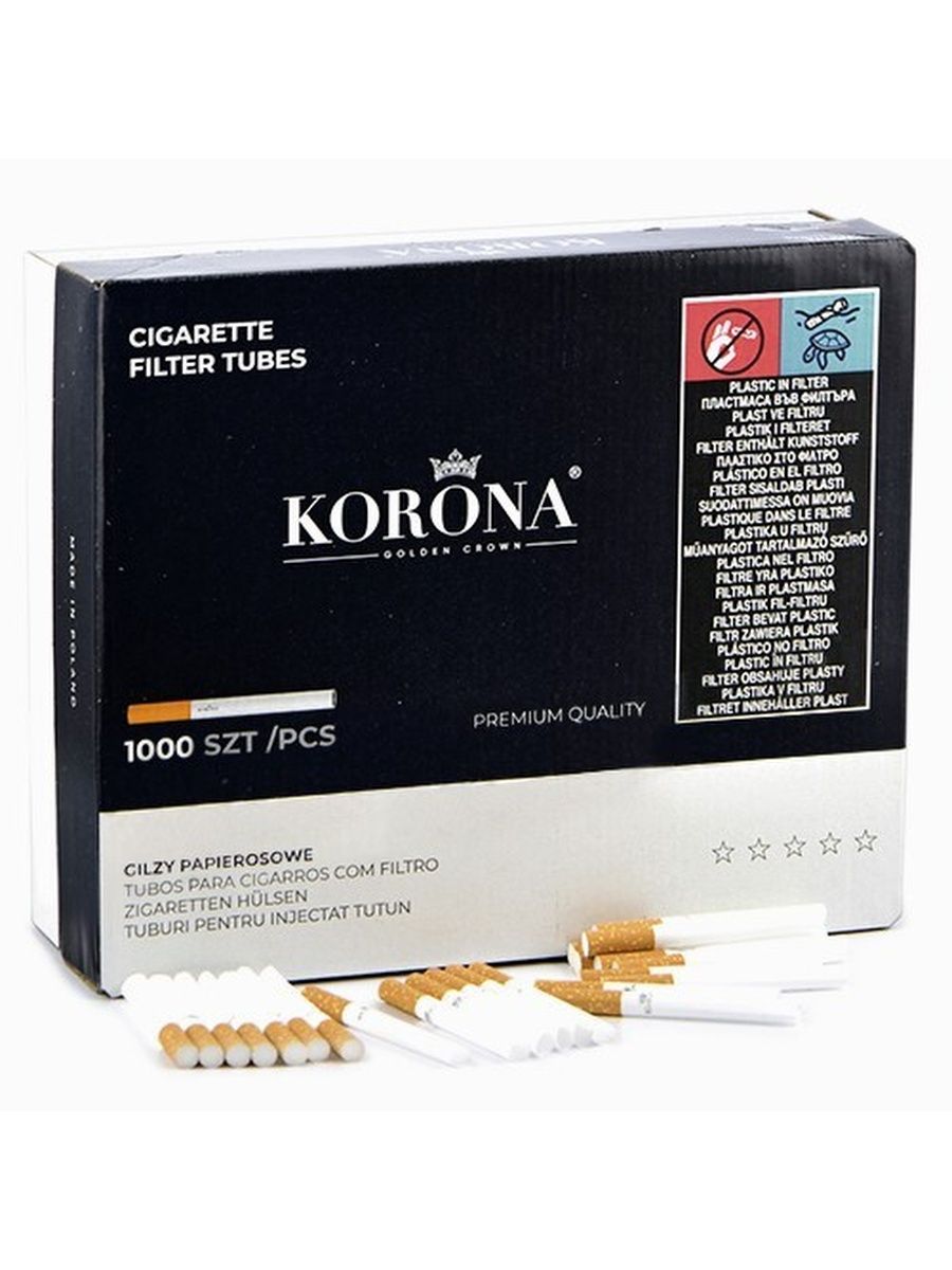 Гильзы сигаретные Korona 1000