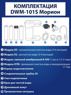 Схема подключения аквафор морион