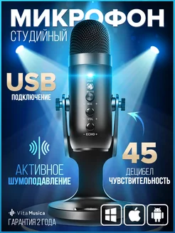 Конденсаторный USB микрофон студийный