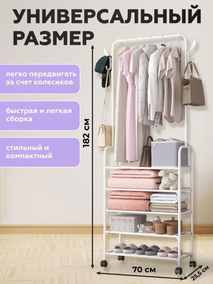 Стандартные размеры шкафов для одежды