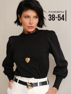 Блузка женская праздничная с длинным рукавом офисный стиль MOVATTY 109761360 купить за 1 480 ₽ в интернет-магазине Wildberries
