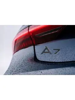 Эмблема надпись буквы A7 Audi черный