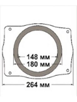 Размеры проставочных колец для 16 динамиков схема