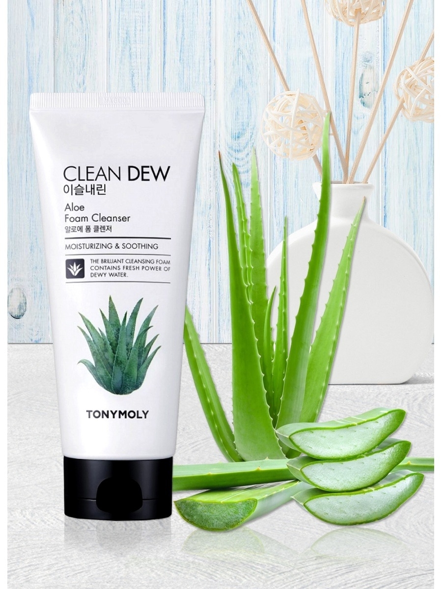 Aloe foam cleanser