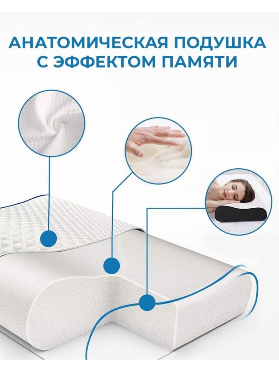 Анатомический ортопедический. Ортопедическая подушка Memory Foam подбираем размер. Орто подушки в коробке.