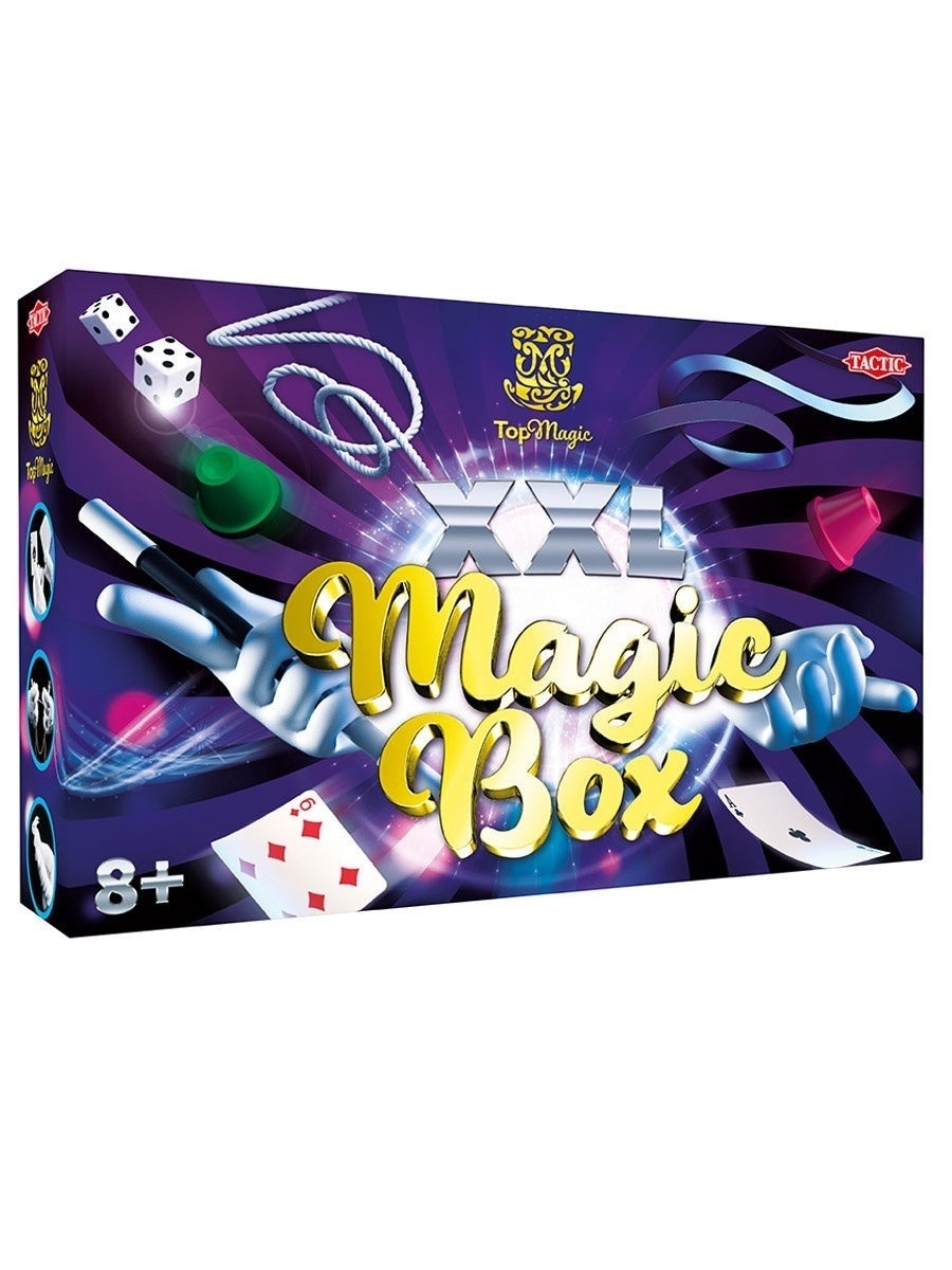 Купить фокусов сборник. Magic Five Box набор фокусника. Набор для фокусов Magic Box XXL. Tactic. Фокусы XXL арт.40167 /6. Мэджик бокс набор для фокусов.