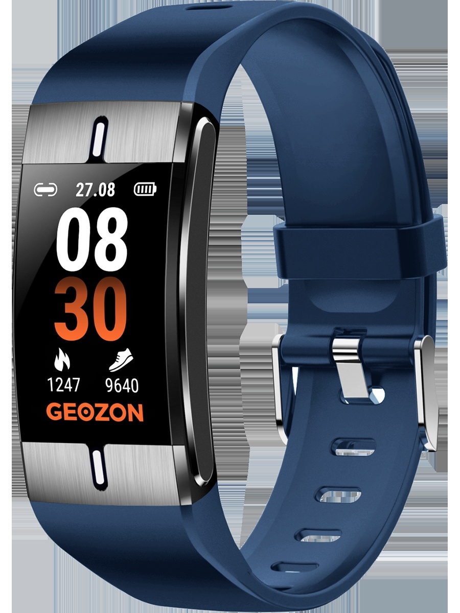 Ремешок для geozon Fit Plus. Geozon Fit Plus обзор. Geozon Titanium Blue.